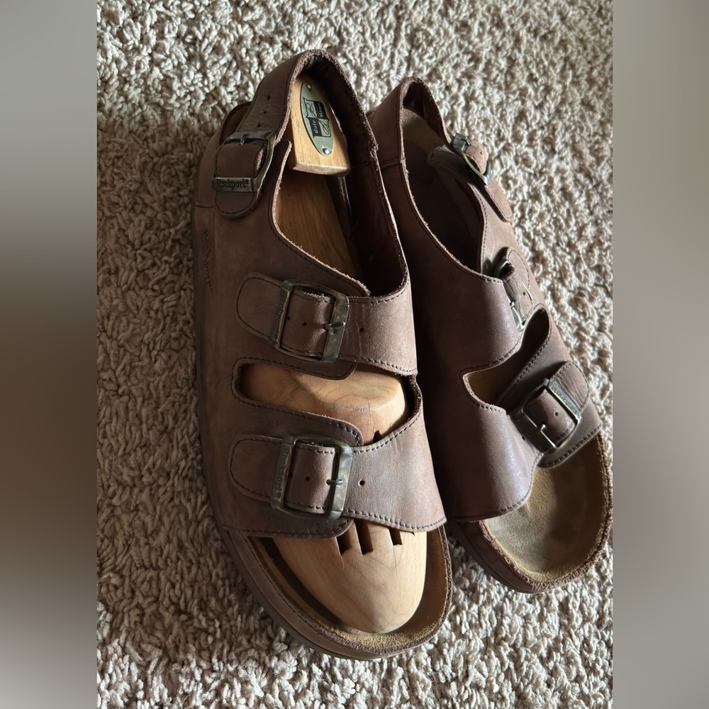 Rockport Brown Leather Sandals